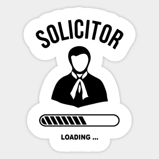 Solicitor Loading Sticker